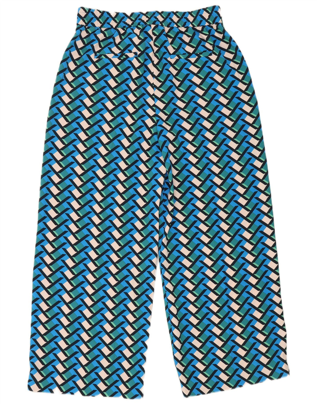 Marks & Spencer Womens Casual Trousers UK 14 Large W32 L27 Multicoloured