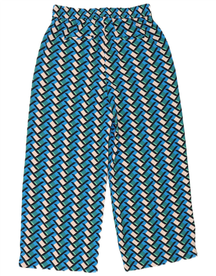 Marks & Spencer Womens Casual Trousers UK 14 Large W32 L27 Multicoloured