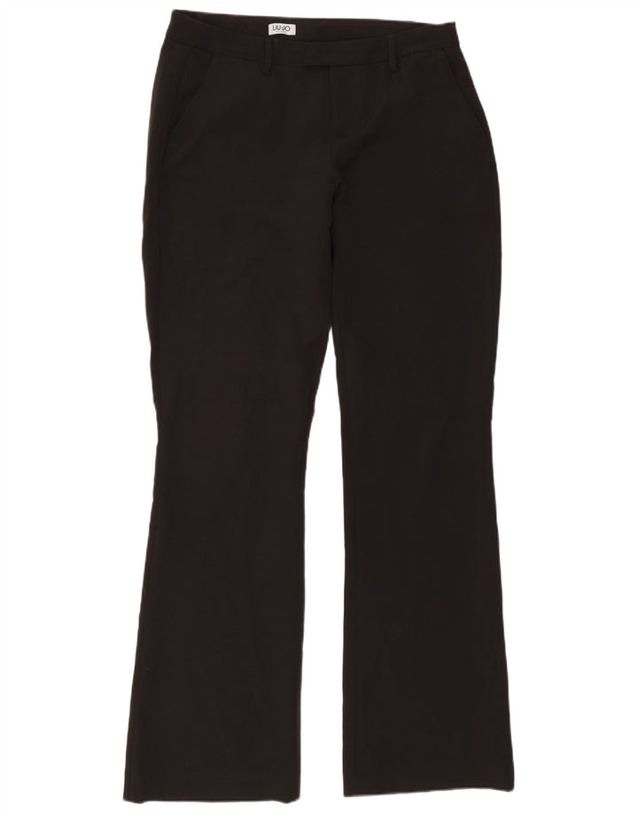 Liu Jo Womens Bootcut Casual Trousers W32 L33 Black