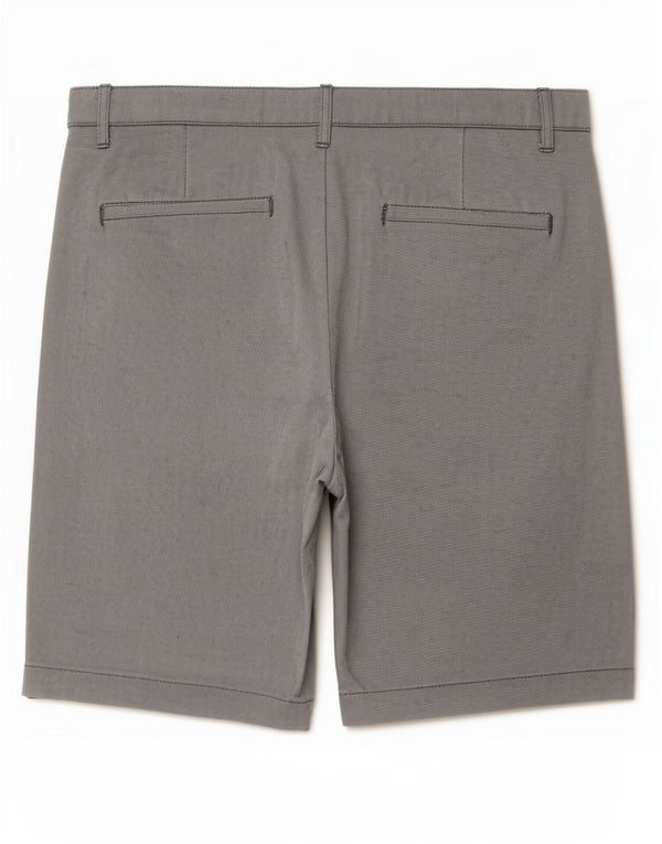 Zara Mens Chino Shorts EU 40 Medium W31 Grey Cotton
