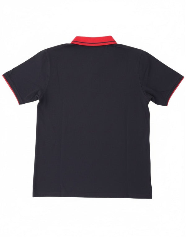 Navigare Mens Polo Shirt XL Navy Blue Cotton