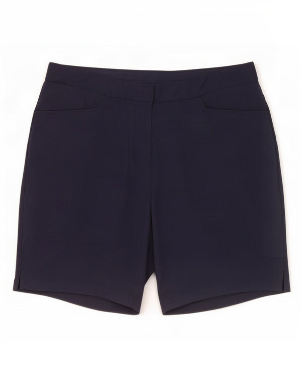 Puma Womens Casual Shorts XL W36 Navy Blue Polyester