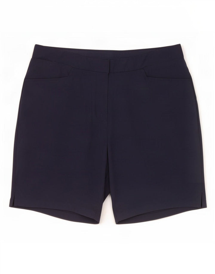 Puma Womens Casual Shorts XL W36 Navy Blue Polyester