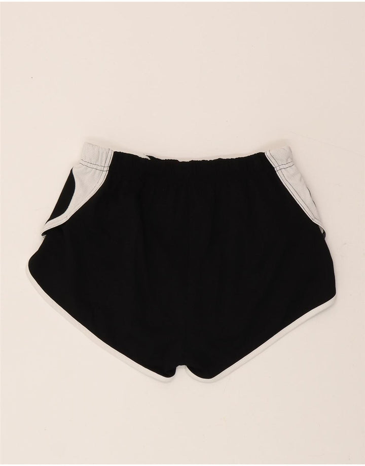 Asics Womens Sport Shorts UK 8 Small  Black Colourblock Polyester