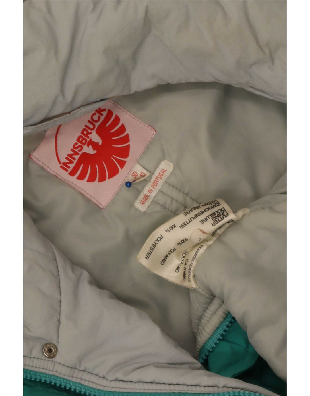 Innsbruck Mens Bomber Jacket IT 50 Large Green Polyamide