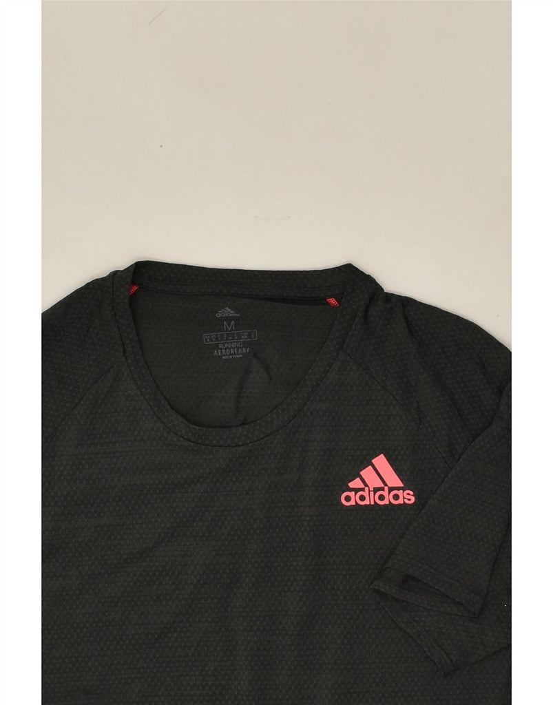 ADIDAS Mens T-Shirt Top Medium Grey | Vintage Adidas | Thrift | Second-Hand Adidas | Used Clothing | Messina Hembry 