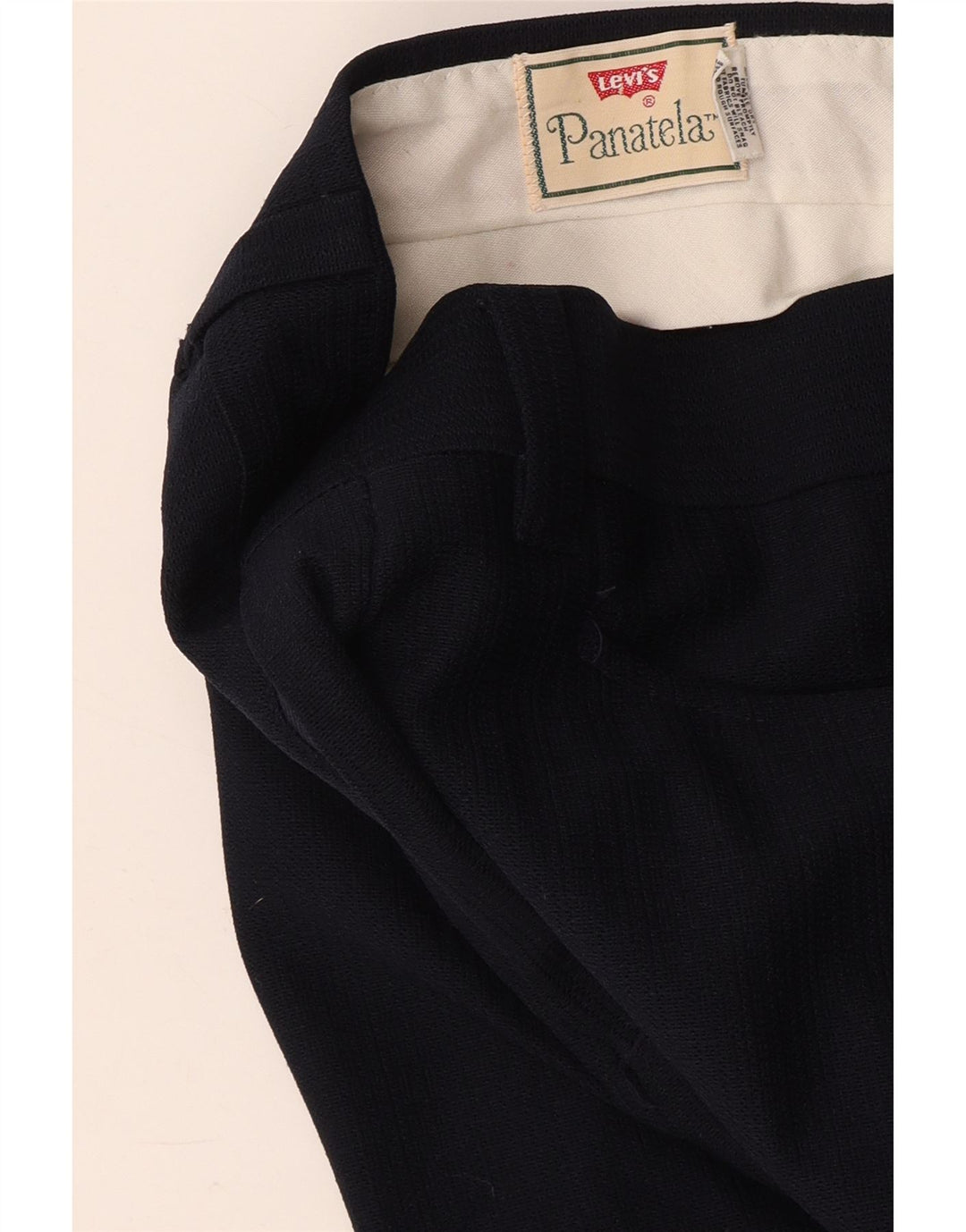 LEVI'S Womens Straight Casual Trousers W34 L29 Navy Blue