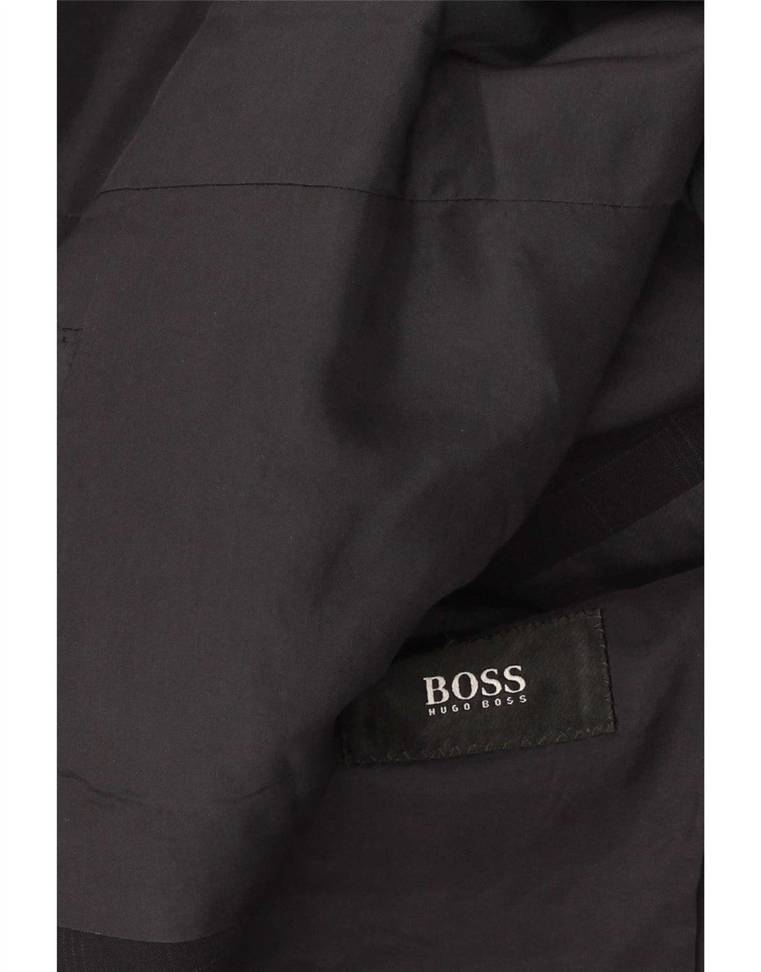 Hugo Boss Mens 3 Button Blazer Jacket UK 38 Medium Navy Blue Check