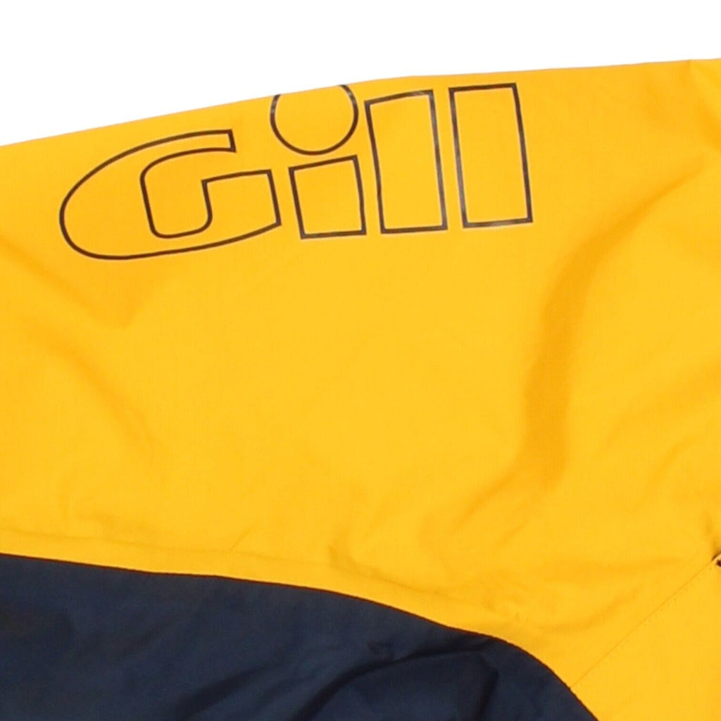 Gill Mens Yellow Dry Shell Sailing Jacket | Waterproof Sportswear Rain Coat VTG | Vintage Messina Hembry | Thrift | Second-Hand Messina Hembry | Used Clothing | Messina Hembry 