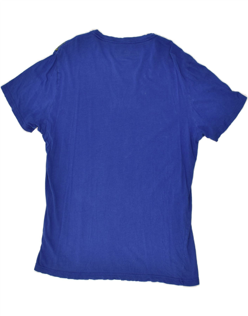 NAPAPIJRI Mens Graphic T-Shirt Top Large Blue | Vintage Napapijri | Thrift | Second-Hand Napapijri | Used Clothing | Messina Hembry 