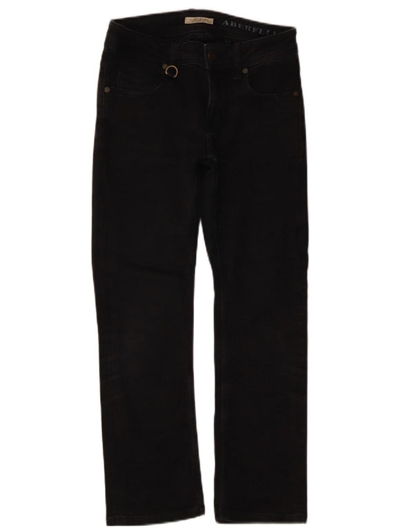 Burberry Womens Straight Jeans W26 L25  Black Cotton