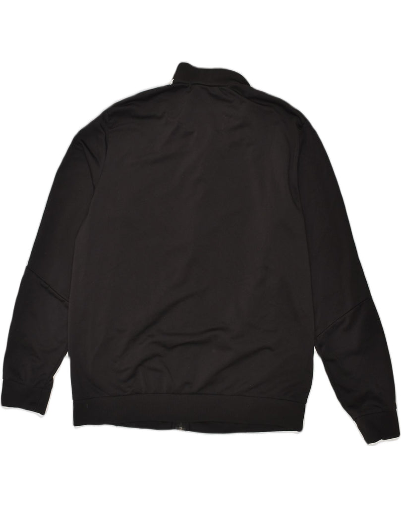PUMA Mens Tracksuit Top Jacket Large Black Polyester | Vintage Puma | Thrift | Second-Hand Puma | Used Clothing | Messina Hembry 