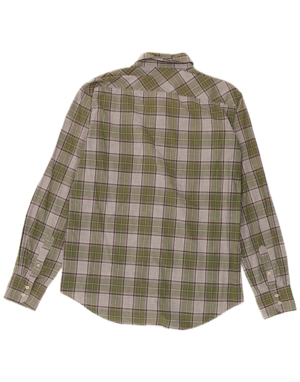 Best Company Mens Shirt 2XL Green Check Cotton