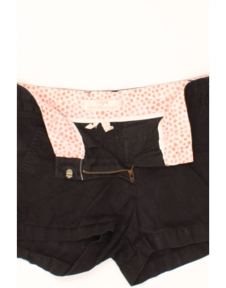 J. CREW Womens Chino Shorts W30 Medium Black Cotton Vintage J. Crew and Second-Hand J. Crew from Messina Hembry 