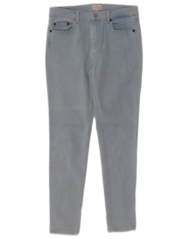 FRENCH CONNECTION Womens Slim Jeans UK 12 Medium W30 L28 Blue Cotton
