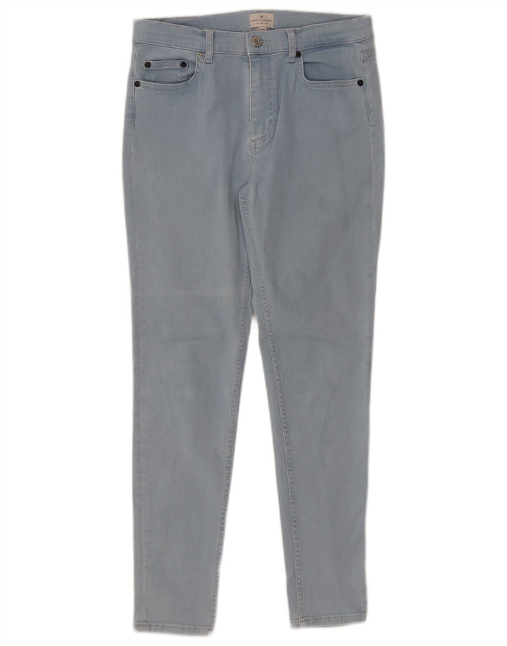 FRENCH CONNECTION Womens Slim Jeans UK 12 Medium W30 L28 Blue Cotton