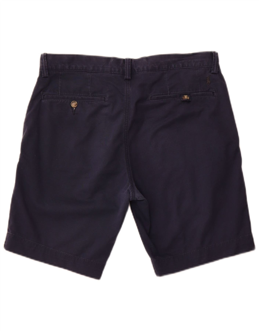 Polo Ralph Lauren Mens Chino Shorts W32 Medium  Navy Blue Cotton