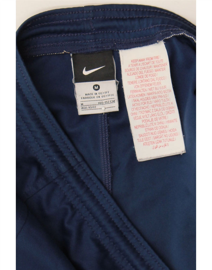 NIKE Boys Sport Shorts 10-11 Years Medium Navy Blue Polyester Vintage Nike and Second-Hand Nike from Messina Hembry 