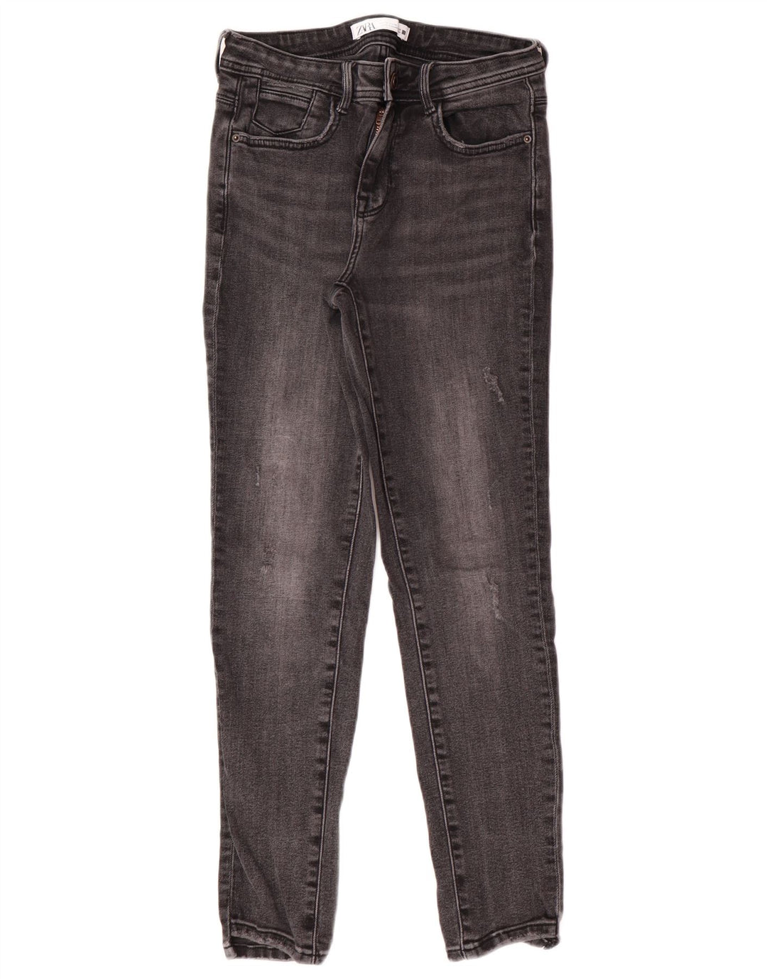 Zara Womens Skinny Jeans EU 38 Small W28 L27 Grey Cotton Classic