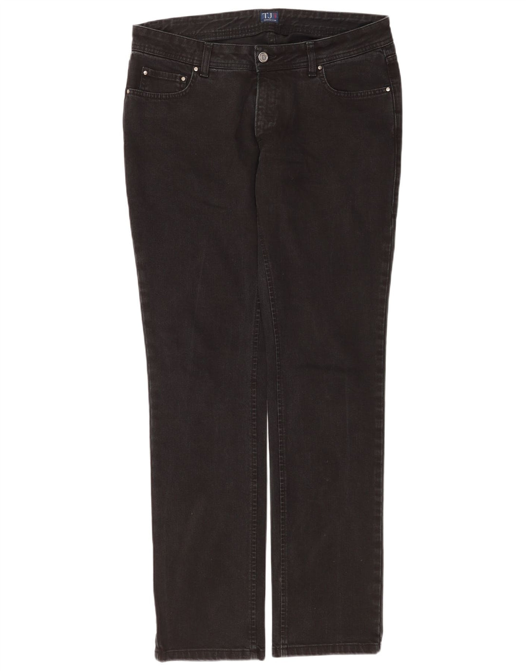 Trussardi Womens Slim Jeans W31 L33 Black Cotton