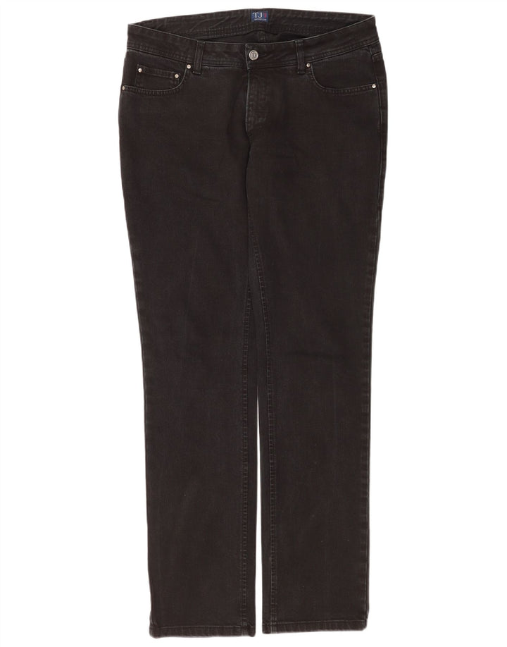 Trussardi Womens Slim Jeans W31 L33 Black Cotton