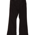 Levi's Womens 726 High Waist Flared Jeans W30 L30 Black Cotton