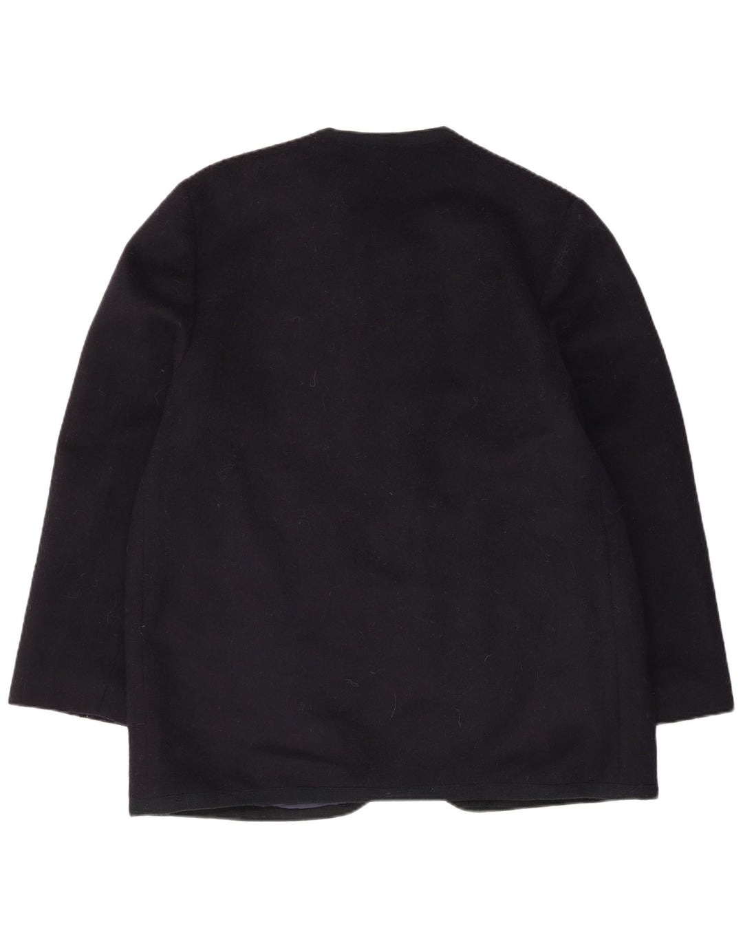 Vintage Womens 5 Button Blazer Jacket IT 50 XL Navy Blue Wool