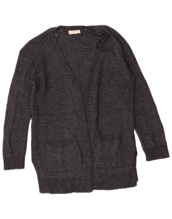 Fat Face Womens Longline Oversized Cardigan Sweater UK 8 Small Grey Acrylic