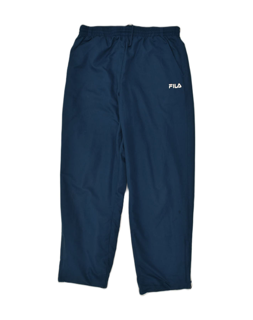 FILA Mens Tracksuit Trousers Medium Navy Blue Polyester | Vintage Fila | Thrift | Second-Hand Fila | Used Clothing | Messina Hembry 