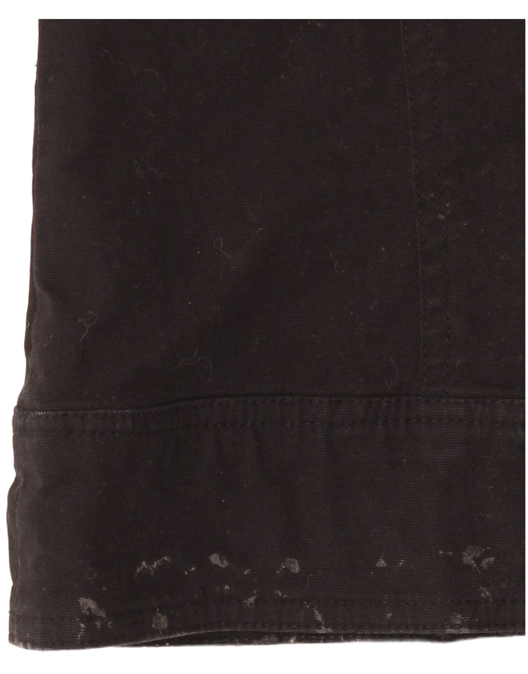 Modana  Womens Cargo Trousers UK 10 Small Black Cotton