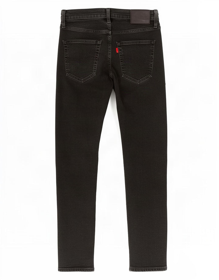 Levi's Mens Slim Jeans W31 L30 Black Cotton