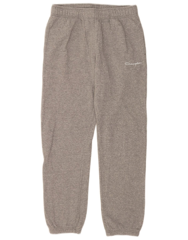 Champion Mens Tracksuit Trousers Joggers Medium Grey Flecked Cotton