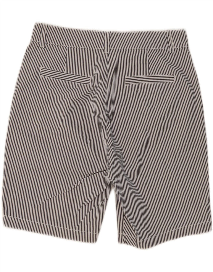 GAP Womens Chino Shorts US 6 Medium W32  Grey Pinstripe Cotton Vintage Gap and Second-Hand Gap from Messina Hembry 
