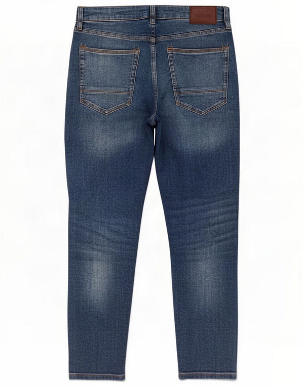 Marks & Spencer Mens Straight Jeans W32 L29 Blue Cotton