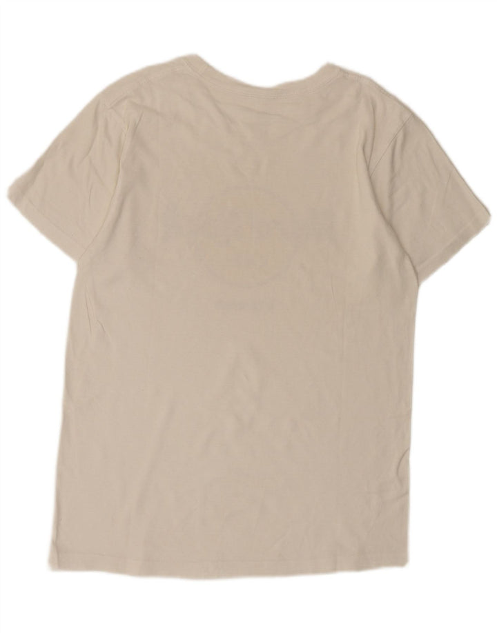 Hard Rock Cafe Mens Vienna Graphic T-Shirt Top Medium White