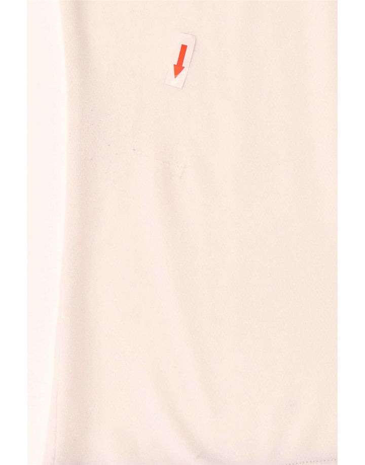 Adidas Mens Climalite T-Shirt Top Small White Colourblock Polyester