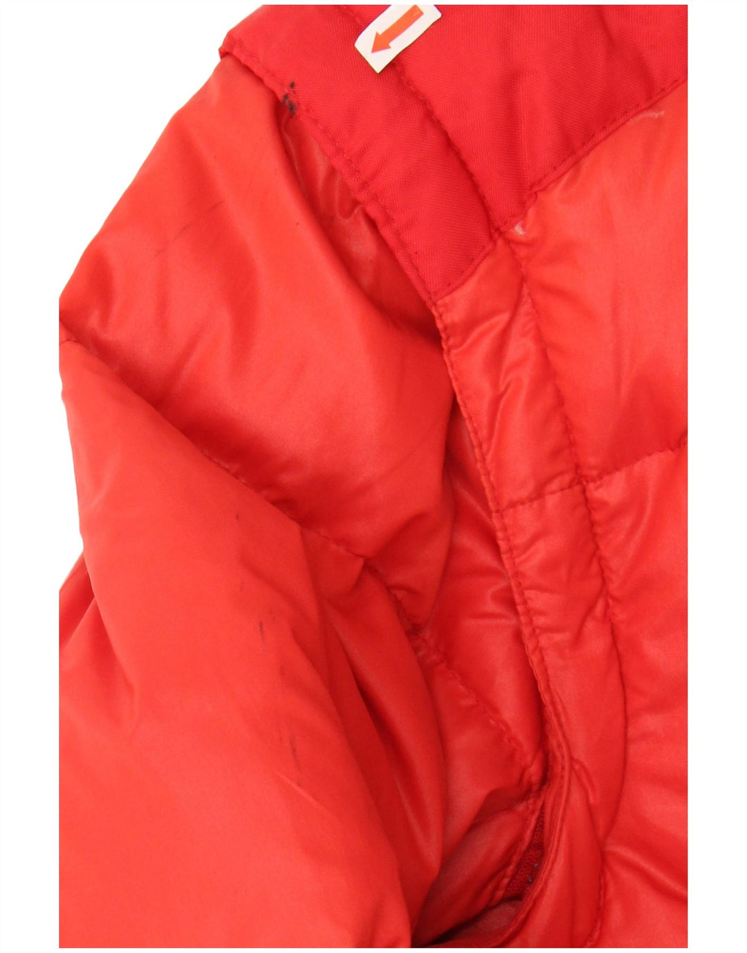 MC ROSS Mens Loose Fit Padded Jacket IT 44 XS Red Polyamide