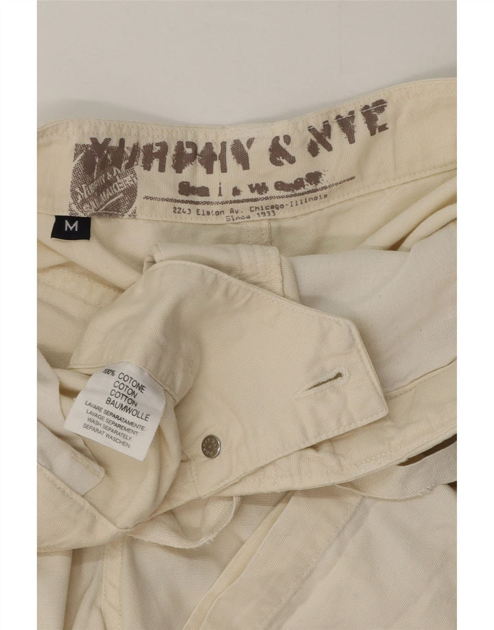Murphy & Nye Mens Chino Shorts Medium W32  Beige Cotton