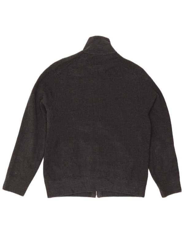 Marks & Spencer Mens Cardigan Sweater Large Grey Polyester