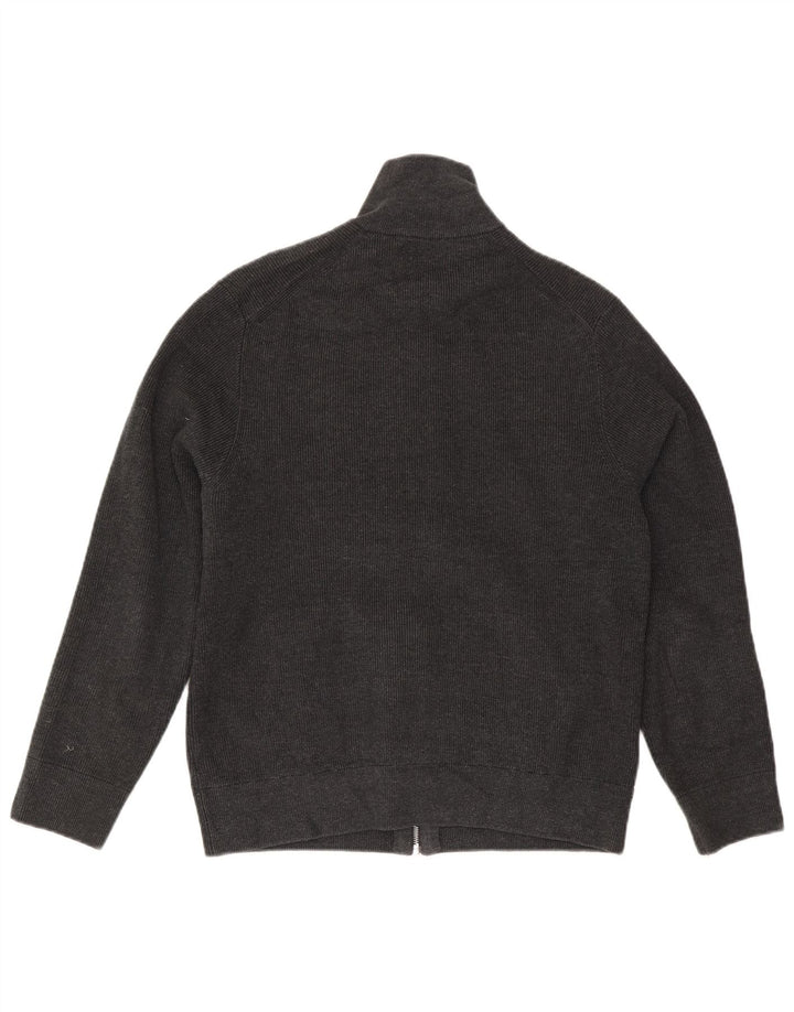 Marks & Spencer Mens Cardigan Sweater Large Grey Polyester