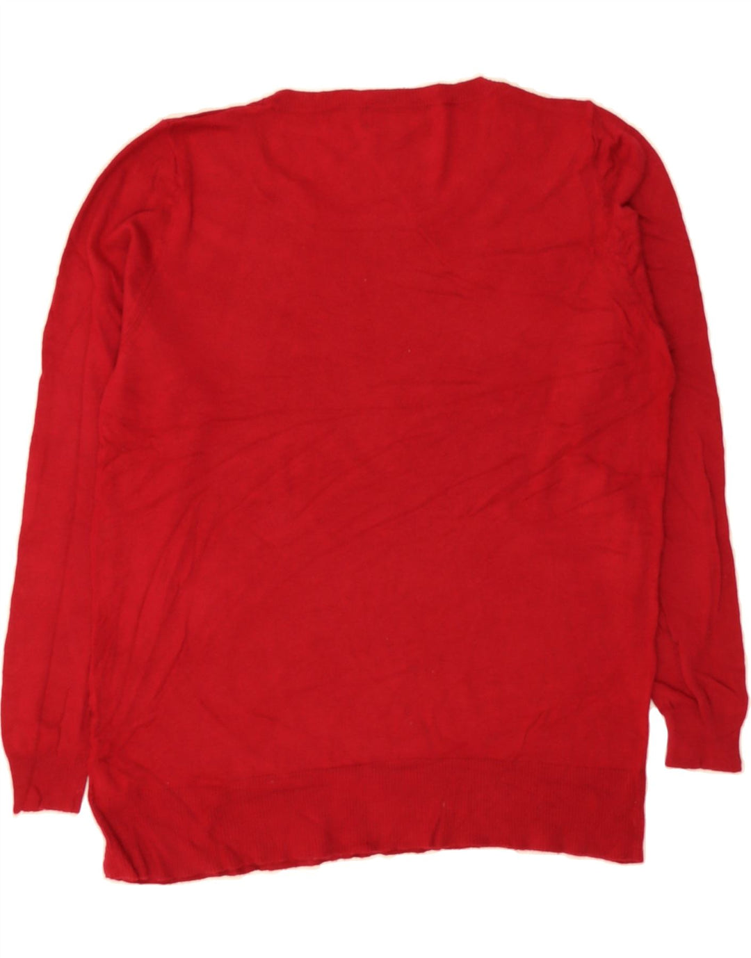 MOSSIMO Womens Boat Neck Jumper Sweater UK 20 2XL Red Nylon Vintage Mossimo and Second-Hand Mossimo from Messina Hembry 