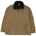 Diadora Mens Hooded Tracksuit Top Jacket XL Khaki Polyamide