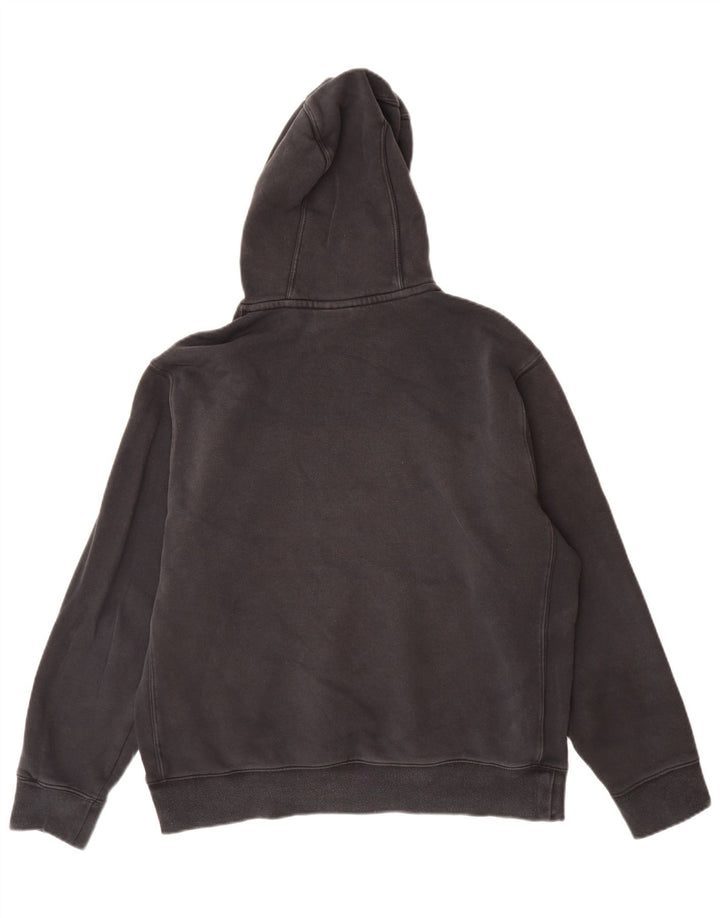 Nike Mens Hoodie Jumper Medium Black Cotton