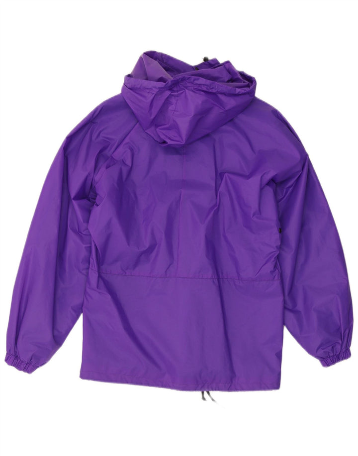K-Way Mens Hooded Rain Jacket UK 38 Medium Purple
