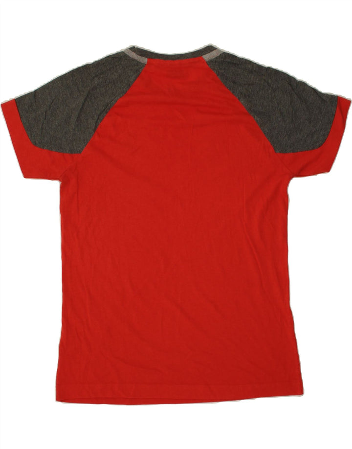 LOTTO Mens T-Shirt Top XL Red Colourblock Vintage Lotto and Second-Hand Lotto from Messina Hembry 