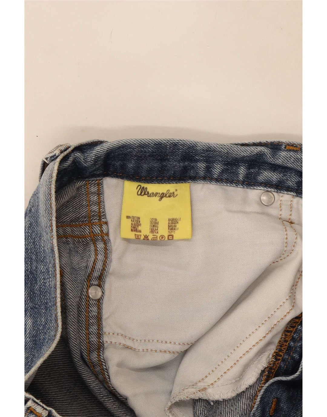 Wrangler Mens Ohio Straight Jeans W32 L32 Blue Cotton