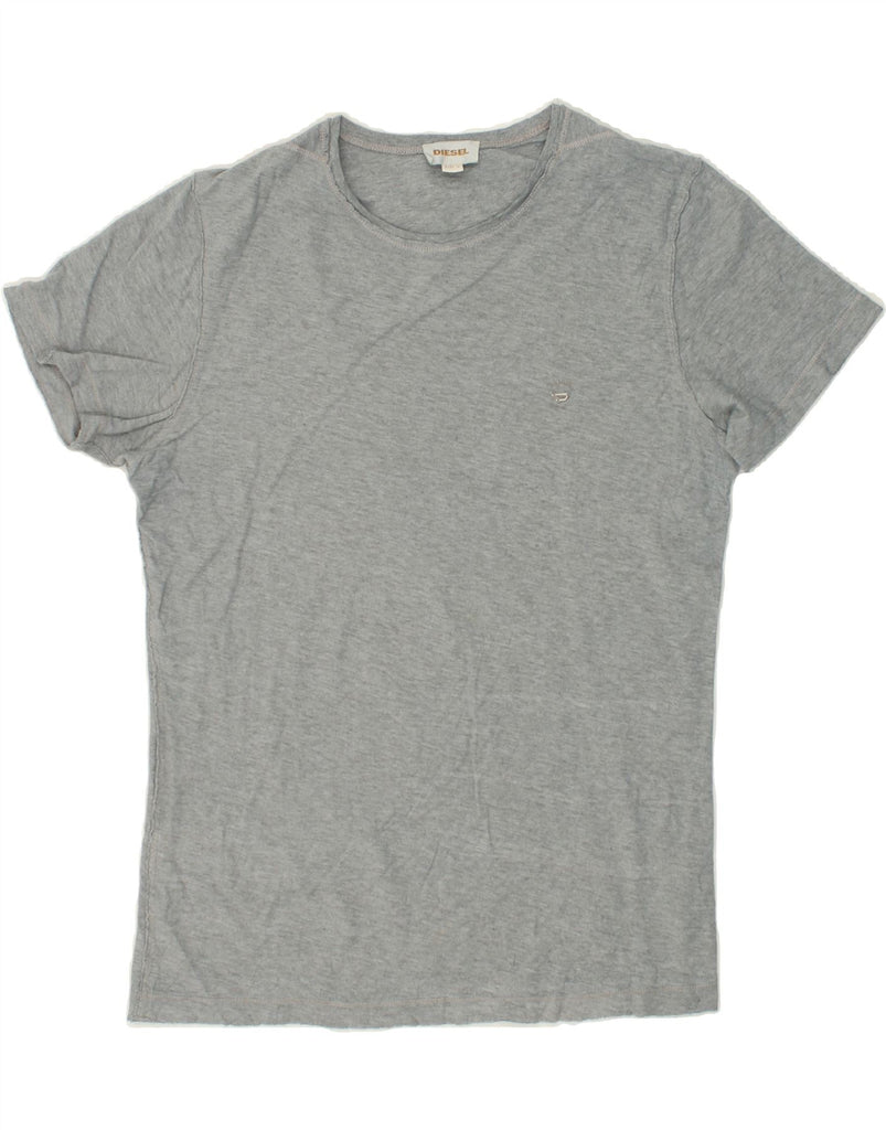 DIESEL Mens T-Shirt Top Medium Grey Cotton | Vintage Diesel | Thrift | Second-Hand Diesel | Used Clothing | Messina Hembry 