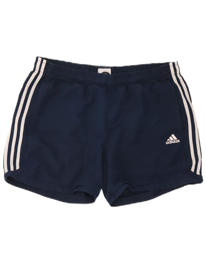 Adidas Mens Climalite Sport Shorts Large Navy Blue Polyester