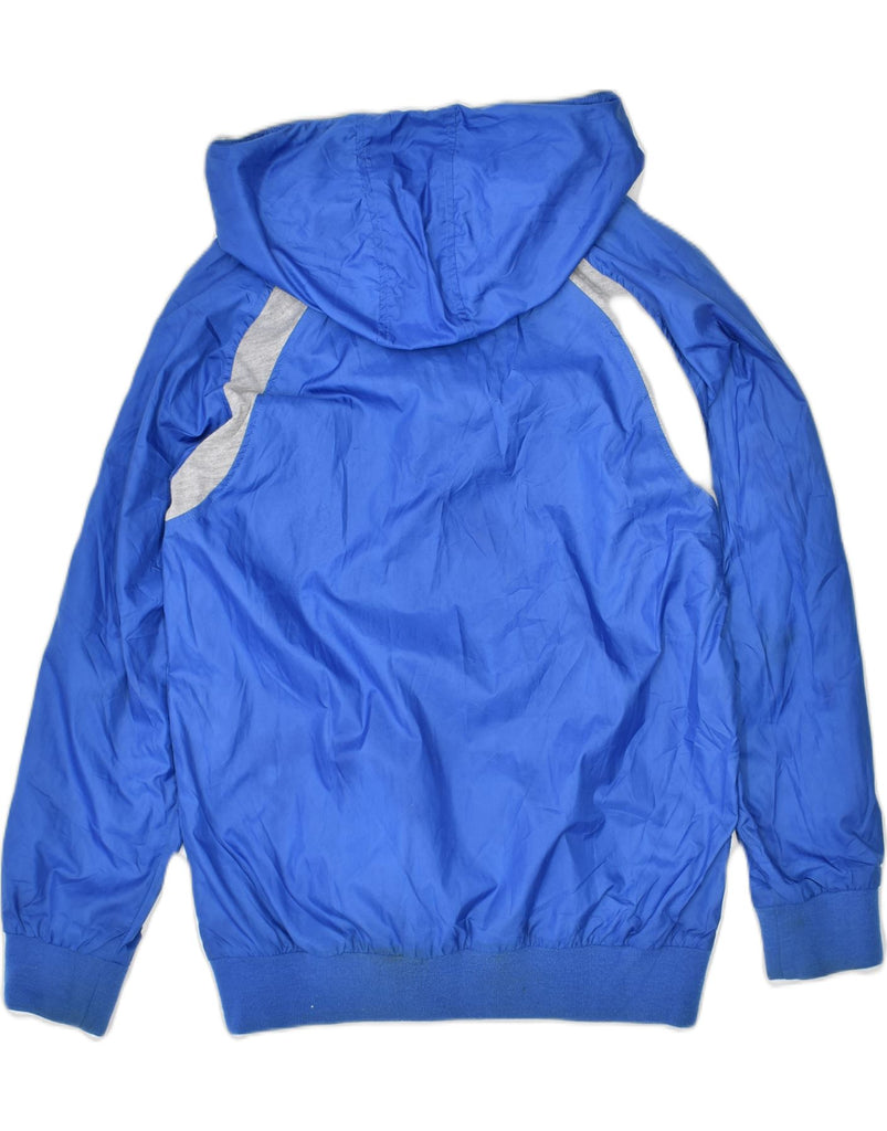 CHAMPION Boys Hooded Bomber Jacket 11-12 Years Large Blue Polyester | Vintage | Thrift | Second-Hand | Used Clothing | Messina Hembry 