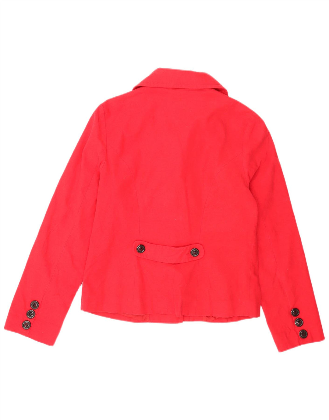 Laura Ashley Womens Duffle Jacket UK 10 Small  Red Cotton